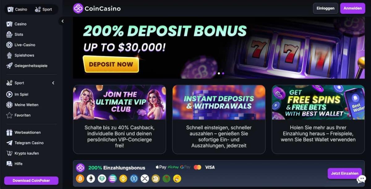 CoinCasino Home