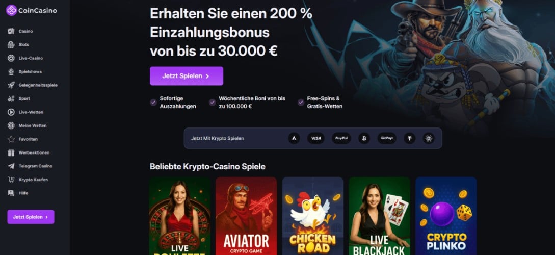 CoinCasino Home
