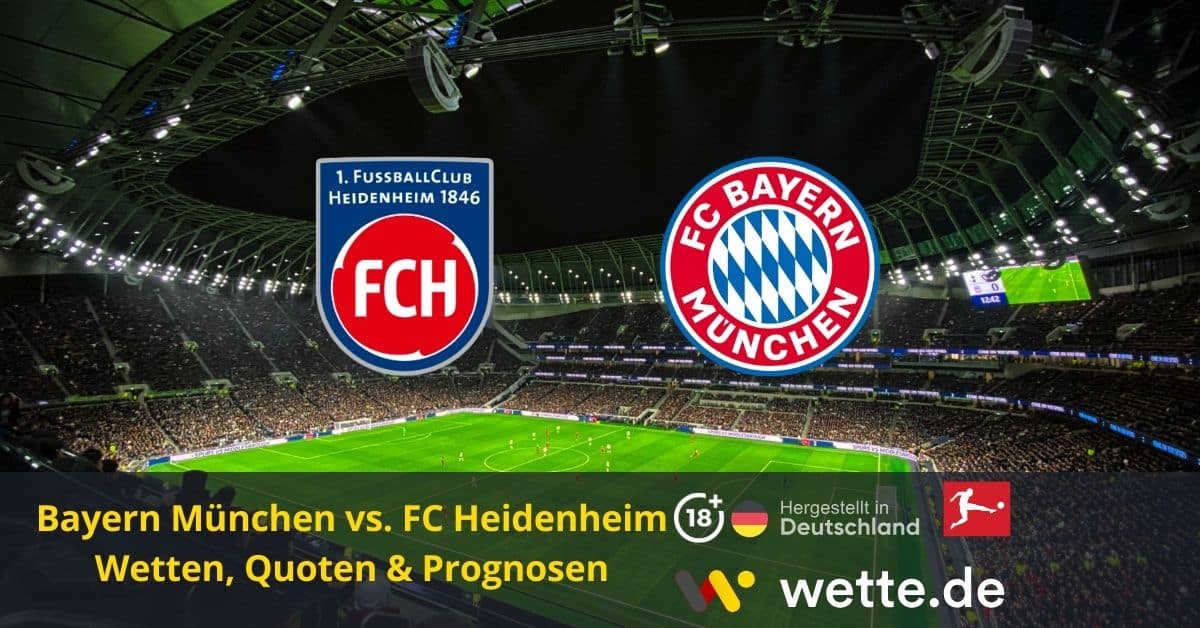München vs Heidenheim Wetten Wette.de