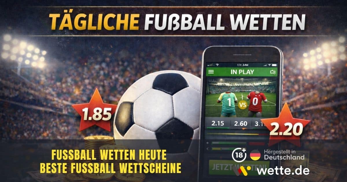 Fußball wetten heute: Champions League 10er Kombiwettschein – Wett Tipps heute Fußball