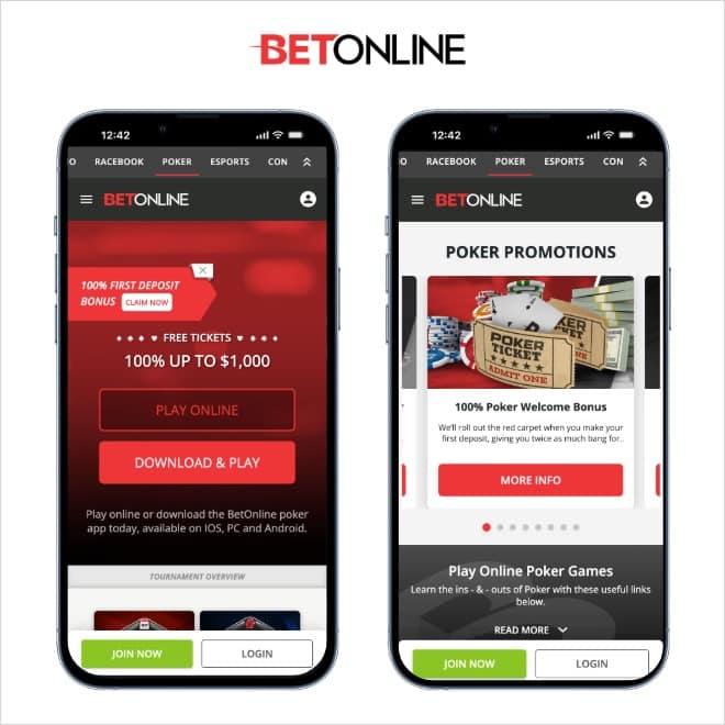 BetOnline Online Poker kostenlos