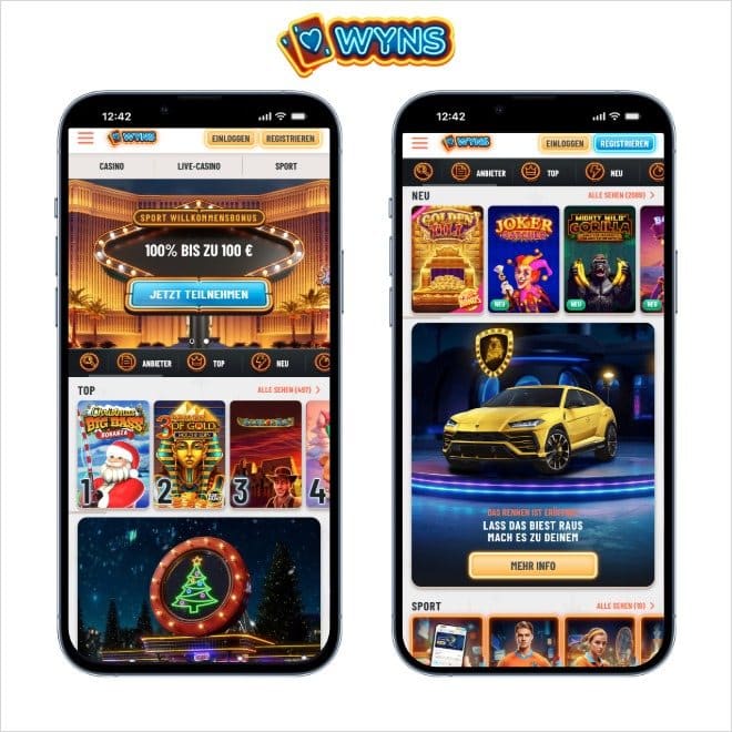 Wyns Online Casino mit hoher Auszahlungsquote