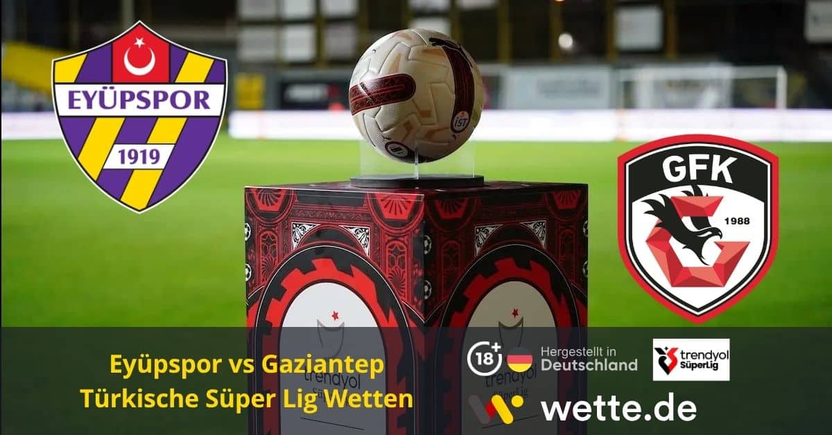 Eyüpspor vs Gaziantep – KI Analyse, Wett-Tipps, Quoten & Prognose zum Süper-Lig-Duell