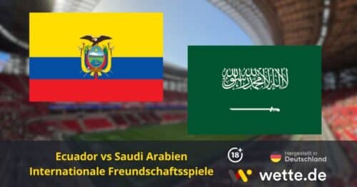 Ecuador vs Saudi-Arabien Prognose: KI-Tipp, Quoten & Analyse