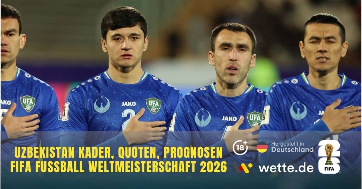 Uzbekistan Kader, Quoten, Prognosen FIFA Fußball Weltmeisterschaft 2026