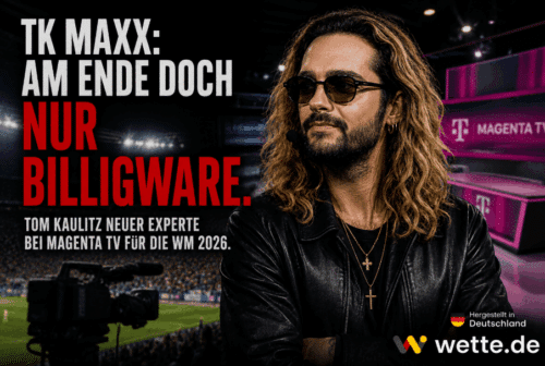 TK Maxx ist am Ende doch nur Billigware: Tom Kaulitz als WM-Experte