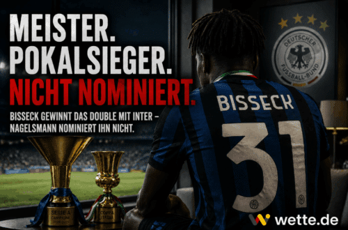 Bisseck holt zwei Titel – Nagelsmann holt lieber seine Lieblingsspieler aus dem Pflegeheim