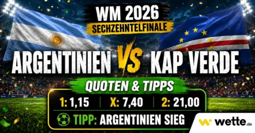 Argentinien gegen Kap Verde Prognose: KI-Tipp, Aufstellung und Quote