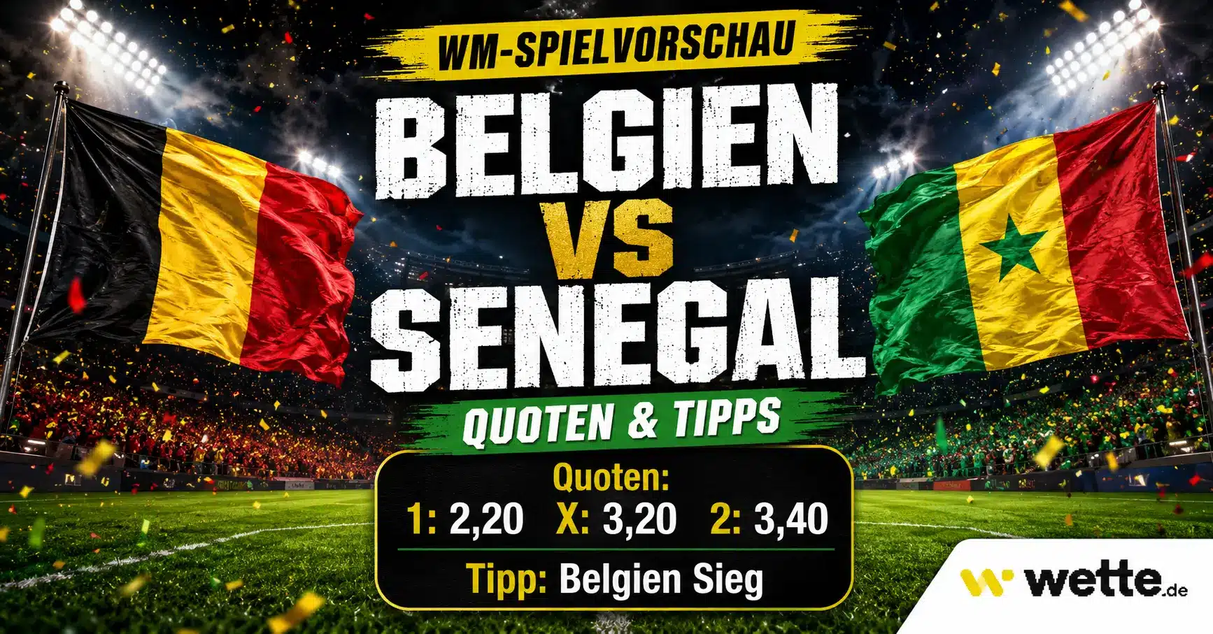 Belgien gegen Senegal Tipps, KI-Prognose, Aufstellung und Quoten zum WM Sechzehntelfinale