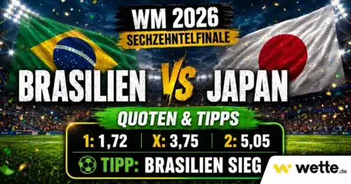 Brasilien gegen Japan Tipps, Prognose, Aufstellung und Quoten zum WM-Sechzehntelfinale