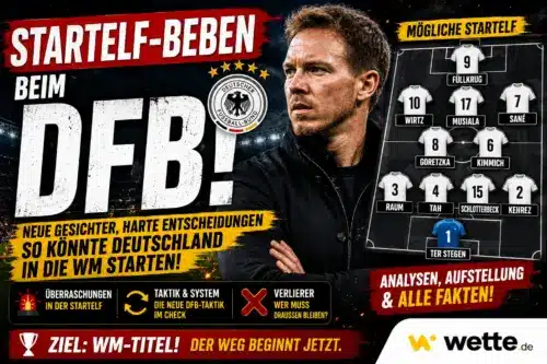 Deutschland Startelf-Beben: Goretzka droht die Bank, Sané erbt das Karl-Loch – die mutmaßliche Elf für Sonntag