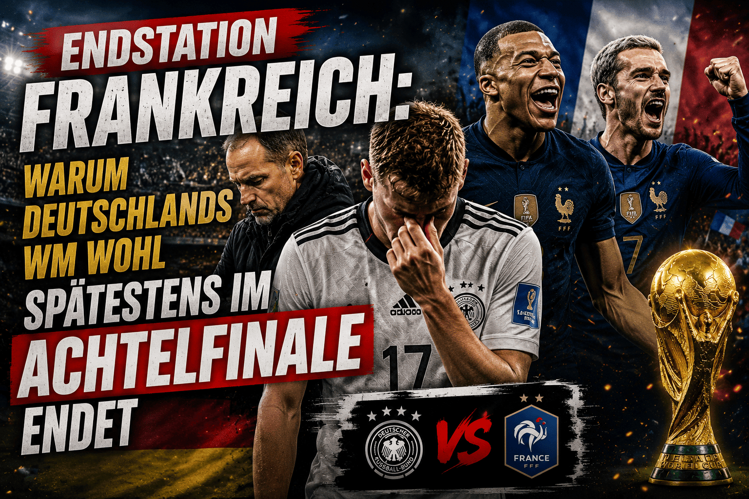 Endstation Frankreich: Warum Deutschlands WM wohl spätestens im Achtelfinale endet