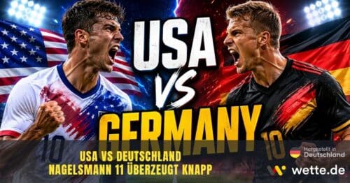 Deutschland vs USA Sané trifft, Deutschland gewinnt – Nagelsmann überzeugt im finalen Testspiel