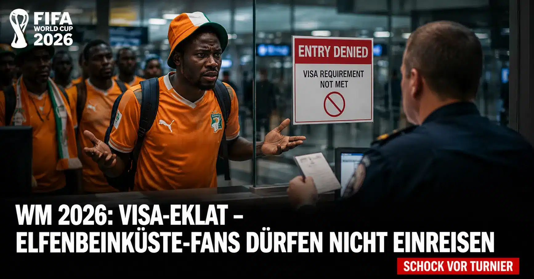 Nächster Eklat: USA verweigern Elfenbeinküste-Fans die Einreise