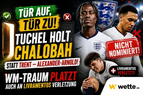 Tür auf, Tür zu: Tuchel holt Chalobah statt Trent – Alexander-Arnolds WM-Traum platzt auch an Livramentos Verletzung