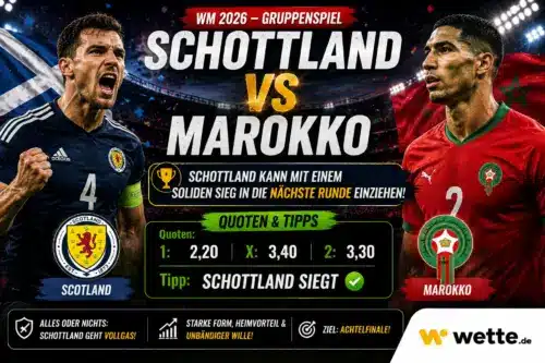 Schottland gegen Marokko – Startelf, letzte Prognosen und Quoten