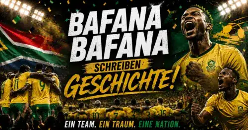 Bafana Bafana schreiben Geschichte – und die kleine Chance auf ein Viertelfinale Südafrika gegen Deutschland