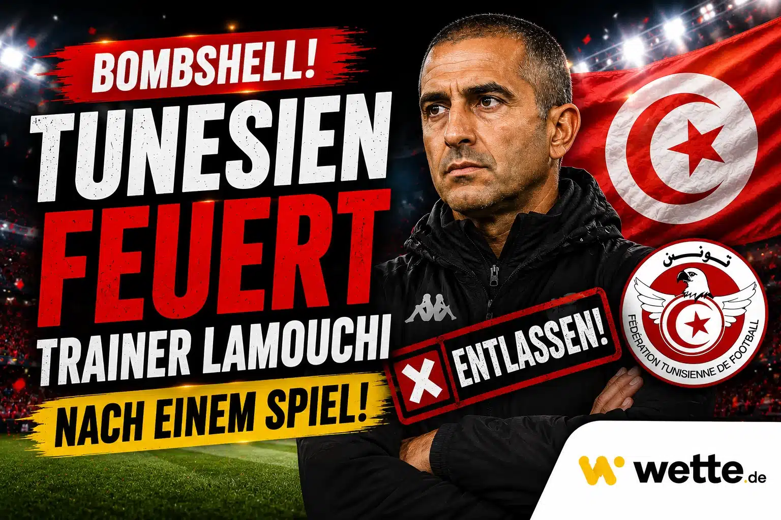 Tunesien feuert Trainer Lamouchi nach einem Spiel – der schnellste Rauswurf der WM-Geschichte