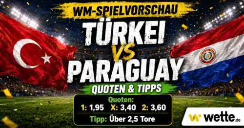 Türkei vs Paraguay Tipps: KI Prognose, Wetten und Quoten zum Schicksalsspiel der Türkei