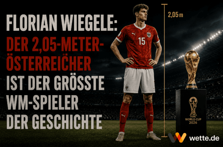 Florian Wiegele: Der 2,05-Meter-Österreicher ist der größte WM-Spieler der Geschichte