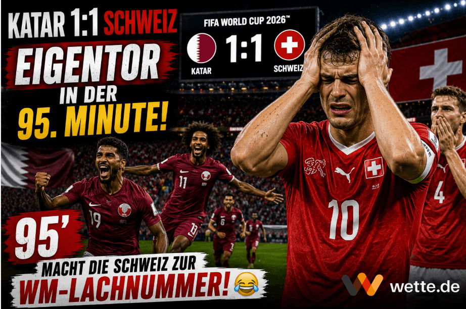 Katar vs Schweiz 1:1 – Spielbericht und Match Analyse