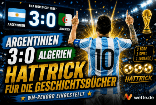 Argentinien vs Algerien 3:0 – Spielbericht und Match Analyse – Messi-Hattrick stellt Klose-Rekord ein