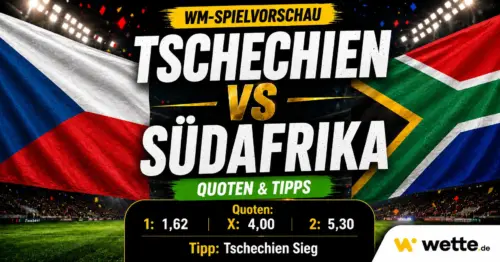 Tschechien Südafrika Wetten: KI Prognose, Tipp und Quoten zum WM-Duell