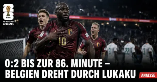 0:2 in Minute 85! Belgiens Jahrhundert-Comeback gegen Senegal schockt die WM