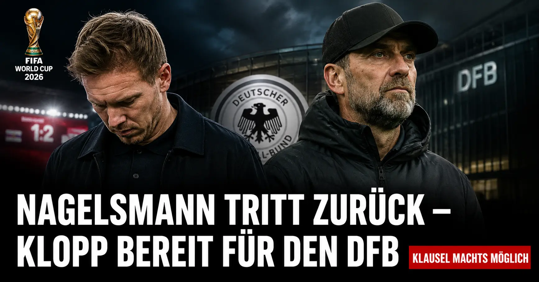 Klopp-Hammer beim DFB: Geheime Exit-Klausel macht den Bundestrainer-Deal möglich