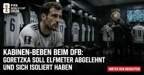 Kabinen-Abrechnung: Goretzka als DFB-Stinkstiefel entlarvt – verweigerte er den Elfer gegen Paraguay?