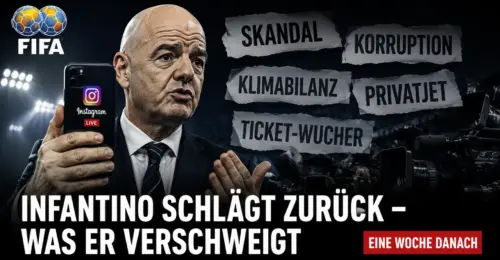 Infantinos Rundumschlag: 15 Seiten Wut statt einer Antwort