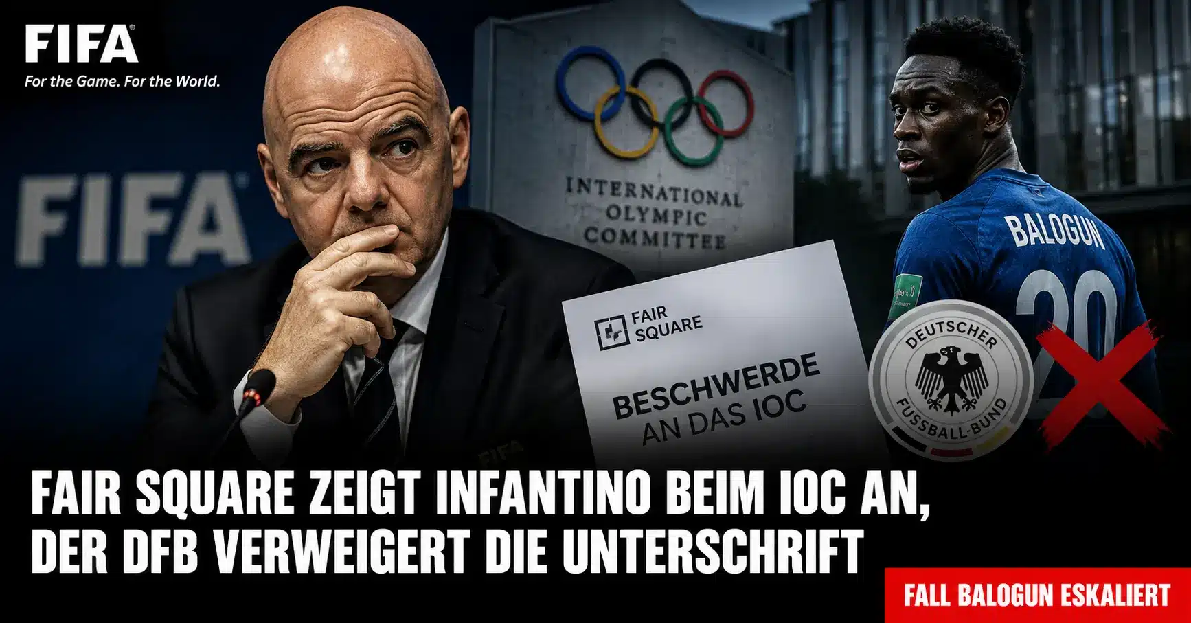 Infantino vor dem IOC: Jetzt dreht ihm auch der DFB den Rücken zu