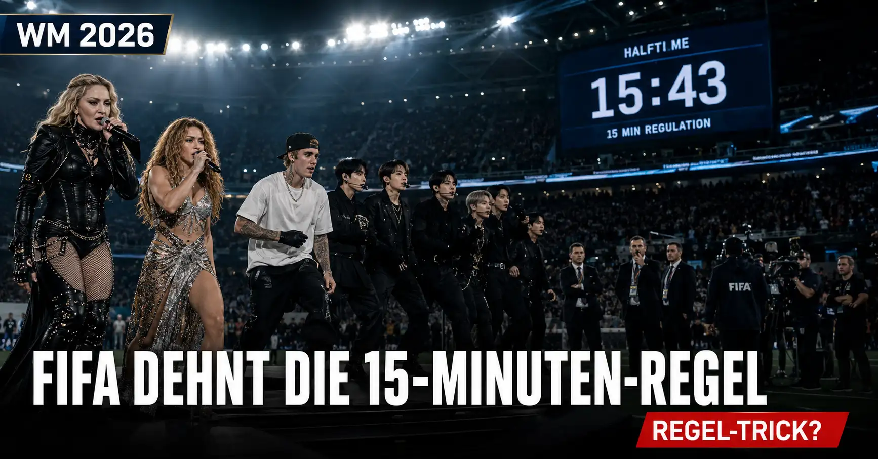 Kommerz-Wahnsinn beim WM-Finale: Bricht Infantino für Madonna die Fußball-Regeln?
