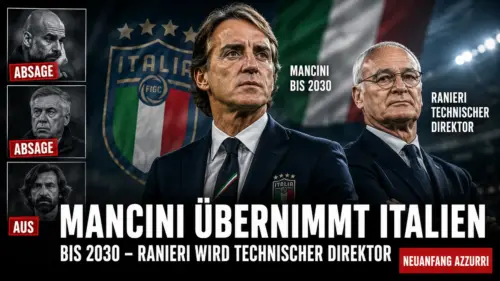 Rückkehr nach Wüsten-Intermezzo: Mancini soll Italien retten