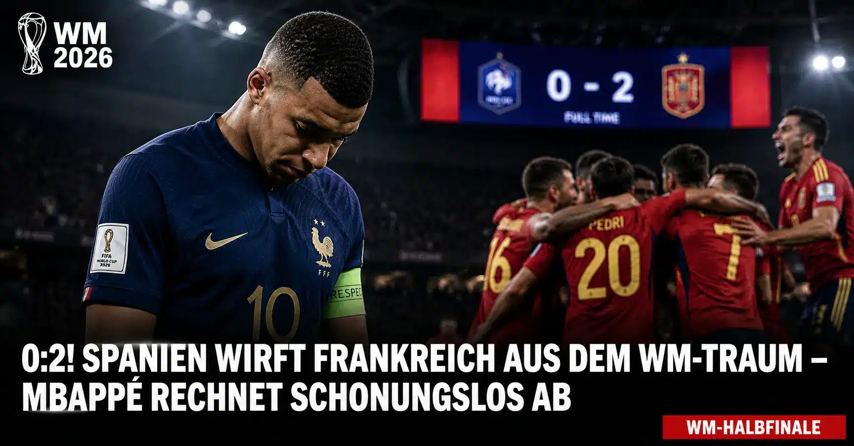 WM-Aus für Frankreich: Mbappé rechnet schonungslos ab