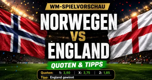 Norwegen vs England Tipps, KI-Prognose, Aufstellung und Quoten zum WM-Viertelfinale