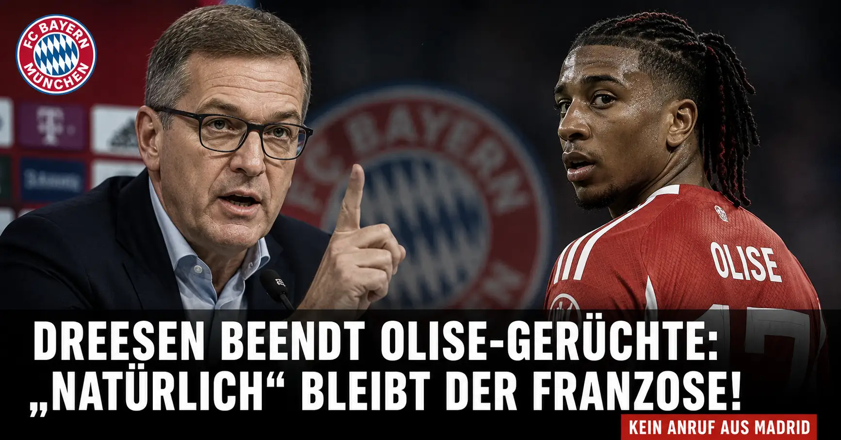 „Zero Anrufe”: Bayern-Boss Dreesen zerlegt den Olise-Wechsel zu Real Madrid