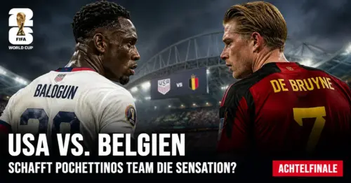 Schafft der Gastgeber USA die Sensation gegen Belgien?