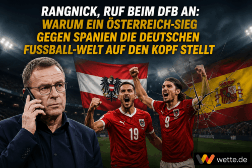 Rangnick, ruf beim DFB an: Warum ein Österreich-Sieg gegen Spanien die deutschen Fußball-Welt auf den Kopf stellt