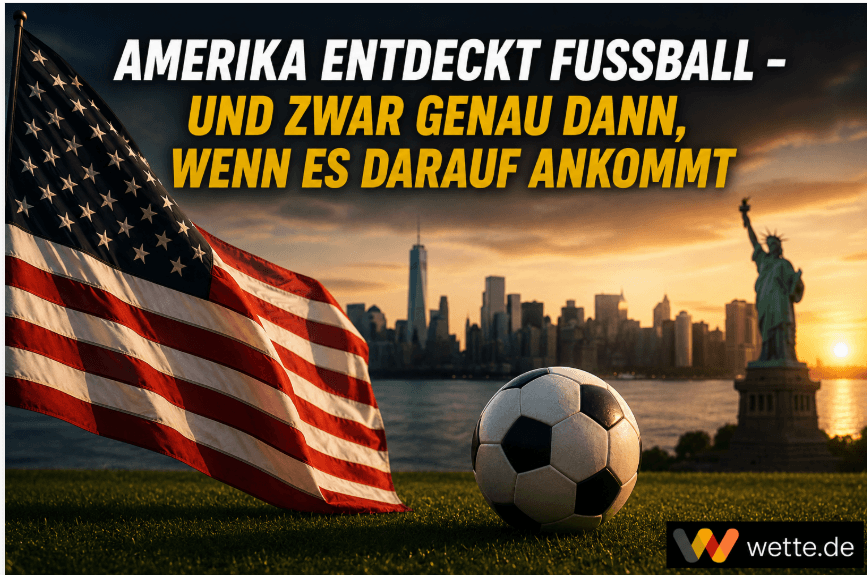 Amerika entdeckt Fußball – und zwar genau dann, wenn es darauf ankommt