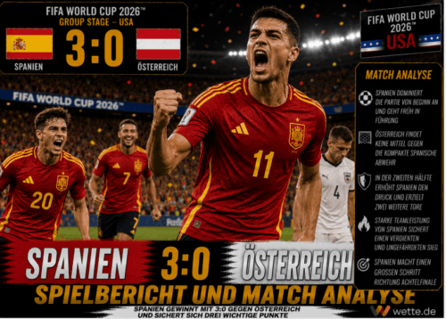 Spanien vs. Österreich 3:0 – Spielbericht und Analyse WM 2026: Oyarzabal-Doppelpack beendet ÖFB-Märchen