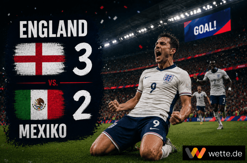 Mexiko vs. England 2:3 – Spielbericht und Analyse WM 2026: Bellingham-Brace und Kane-Elfmeter bezwingen das Azteca