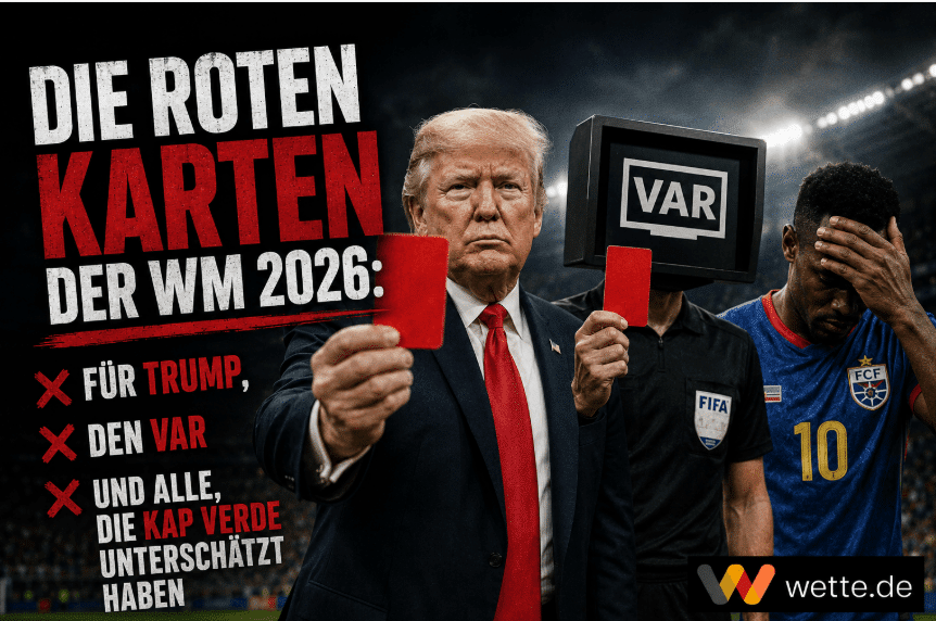Die roten Karten der WM 2026: Für Trump, den VAR und alle, die Kap Verde unterschätzt haben