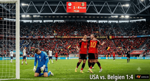 USA vs. Belgien 1:4 – Spielbericht und Analyse WM 2026: De Ketelaere-Doppelpack zerstört den Gastgeber-Traum