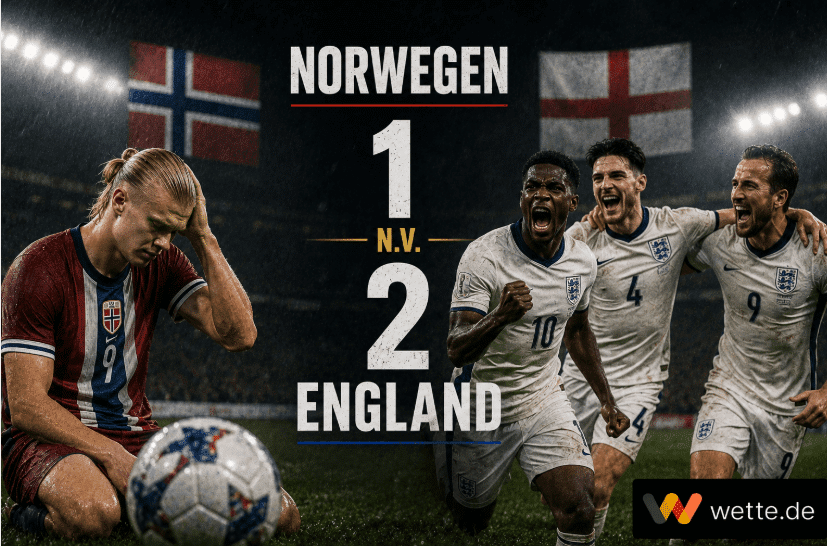 Norwegen vs. England 1:2 n.V. – Spielbericht und Analyse WM 2026: Bellingham-Doppelpack beendet Haalands Titeltraum