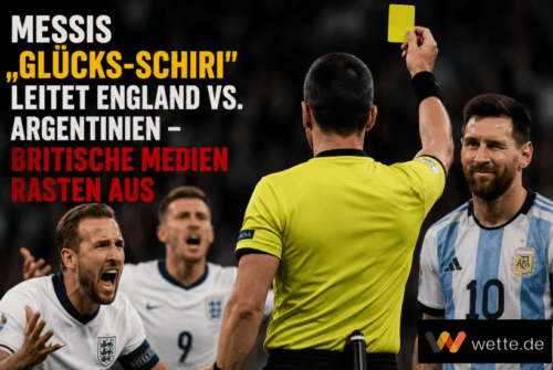Messis „Glücks-Schiri” leitet England vs. Argentinien – Britische Medien rasten aus