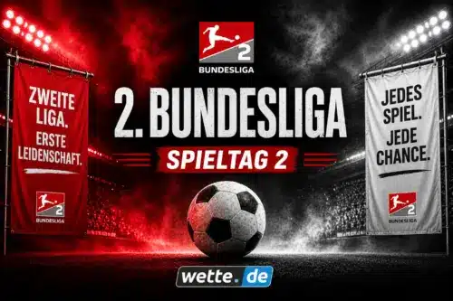 2. Bundesliga Tipps zum 2. Spieltag 2026/27 – KI-Prognose, Quoten und Kombischeine