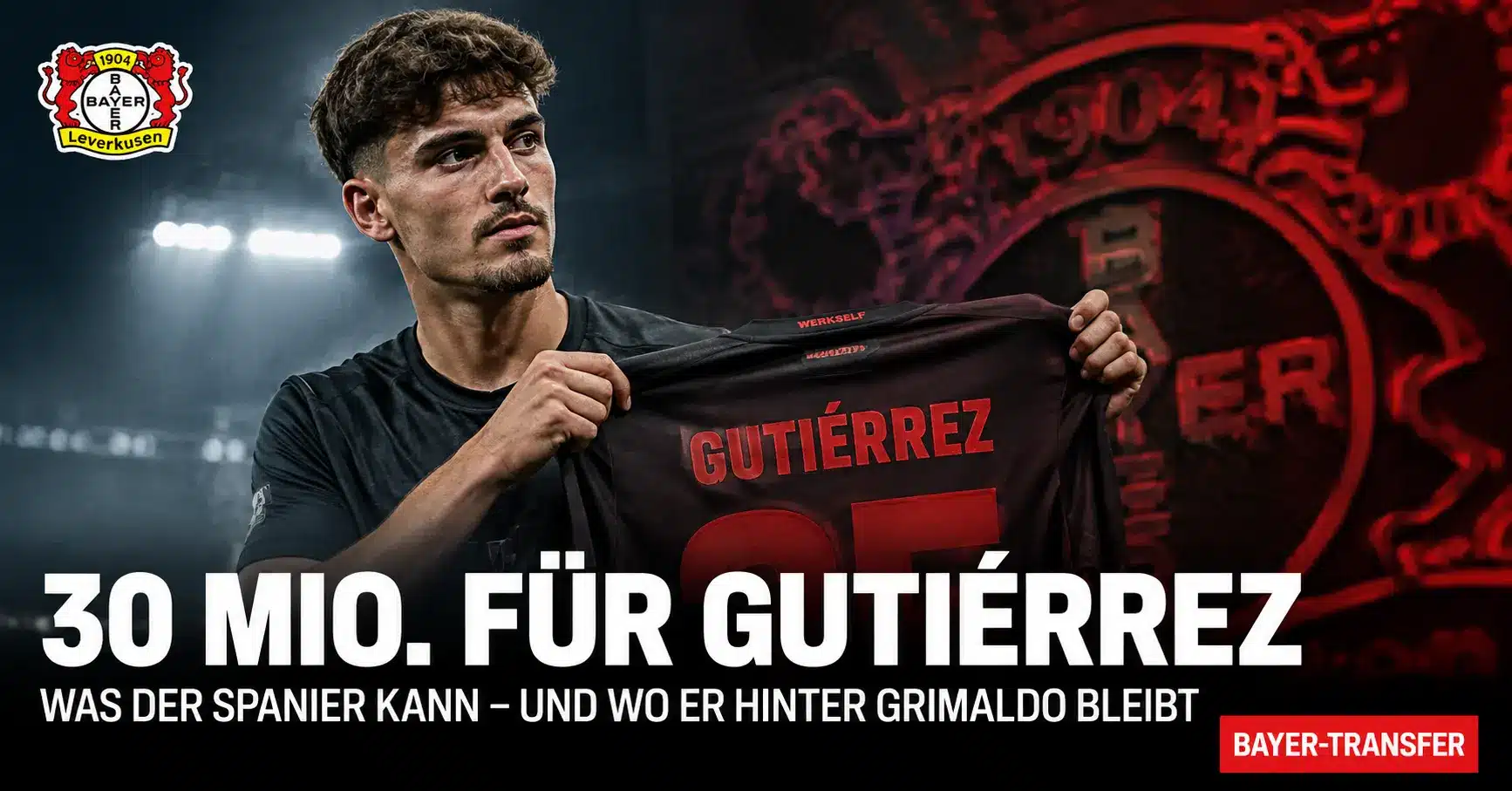 Teurer als Grimaldo: Leverkusen holt Gutiérrez für 30 Millionen