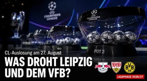 Champions-League-Auslosung am 27. August: Was den vier Bundesligisten wirklich droht
