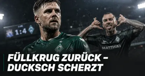Fülle zurück an der Weser: Kommt Ducksch jetzt hinterher?